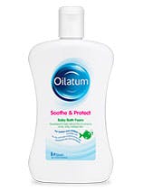 soothe & protect junior bath foam bottle 