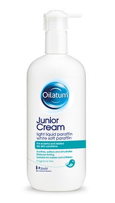 oilatum junior cream bottle with pump